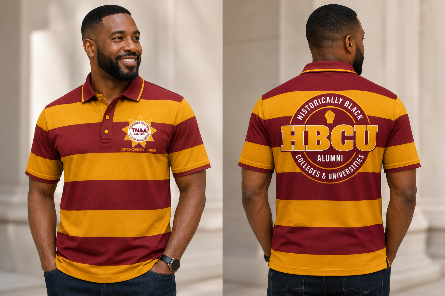 TNAA Men's Performance Fashion Polo (Pre Order)