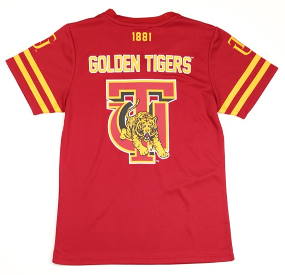 WOMEN'S TUSKEGEE UNIVERSITY FOOTBALL JERSEY TEE
