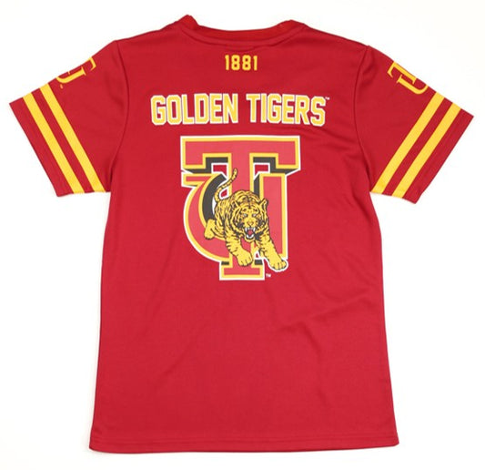 WOMEN'S TUSKEGEE UNIVERSITY FOOTBALL JERSEY TEE